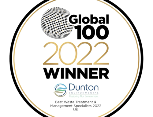 Dunton recognised as 2022 “Best Waste Treatment & Managament Specialist” in the UK