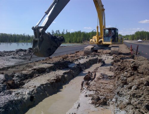 Cement bentonite cut-off wall for a nickel mine, Canada